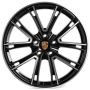 Легковой диск Skill Wheels FG482 9,5x21 5x130 ET61 71,6 чёрный + полированные спицы